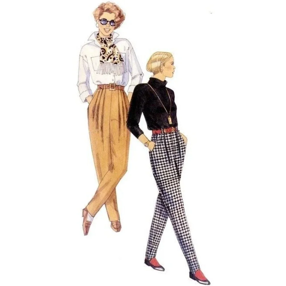 McCall's Throwback Sewing Pattern M8432 Vintage 90's Stirrup Pants 8 10 12 14 16
